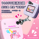 Mon petit poney petit poney enfants Polaroid Toys Camera numérique CCD peut prendre des photos et imprimer des photos en couleur de graffiti et des vidéos pour garçons et filles 3-10e cadeaux d'anniversaire-a06 rose