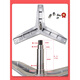 Convient pour Siemens Bosch Drum Washing Machine à trépied Inner Tripod Triangle Fork Bracket Accessoires Original No. 16: Tripod d'origine 4859