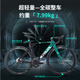 萨瓦SAVA天刺R7碳纤维自行车超轻竞赛级弯把破风公路车电子变速纯油碟赛车 星光白【R7170电变-波浪轮】 24速 48 S【建议168cm-175cm】