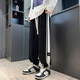 Chang Luzhu 2025 boy spring and autumn style casual long pants handsome teenager sports pants junior high school high school children trendy hoodies CK653 black (spring and autumn style) quality assurance M (80-110Jin [Jin equals about 0.5 kg])