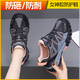 
Gu Wen Lun Lao protective shoes for women's ladle head for summer lightweight 2025 new anti-smashing and anti-puncture thickened soft sole four-season breathable black 9717 [anti-smashing + breathable] 33