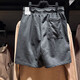 Nike shorts pantalons masculins pantalons de sport à la mode lâche confortable pantalon décontracté à cinq points dx9717-045 / noir 2xl