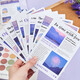 Young people with x-picking stickers kindergarten graduation gifts junior high school master account DIY decoration 30 summer love prelude + escape plan + romantic album three packaging 15566X