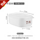 CAIZHI (Caizhi) Caja de embalaje de arroz Refrigerador Caja de frescura Caja de almacenamiento Bento Caja de microondas Calefacción 7 paquetes CZ6627 Caja de frescura sellada de múltiples capas Milk White de tres capas 0ml