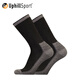 UPHILLSPORTUphillSport Merino wool socks color-blocking breathable soft socks outdoor mountaineering socks E9277 199-Black and gray 43-46