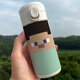 Howwande Mc Game Peripheral Water Cup Minecraft Thermos Cup Kuli Fear Bounce Cover Daily Sports Portable Grande Capacité Coupe BW1283 World 300ML Pop-Up Cup