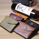 Yose (youse) Retro handgefertigtes Münzen Brieftasche oberste Schicht Gemüse gebräunte Münzbrieftasche Männer und Frauen Mini Real i Pickup Tasche Kleiner Brieftaschenlizenz dunkelbraunes Gemüse gebräunt