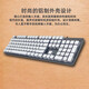 K845 Mechanischer Tastatur Kabelgebundener Pudding Mahjong Kristallweiß Hochwertiges Büro E-Sportspiel