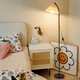 Grand View Garden Faltenstock Lampe LED Postmoderne kreative Wohnzimmerlampe warme Atmosphäre Schlafzimmer Nachtlampe Guangdong Zhongshan Lampe 1396-Drei Farben-7W