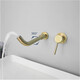 Kohlers neues Home Retro Wall-Wasserhahn versteckt in bedeckte heiße und kalte Kupfer Badezimmer Waschbecken Waschland SH-713F Antique-Bras-Gelenk
