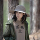 OUSEN Western Cowboy Hat Protection Soleil Fisherman Girl Girl Désser