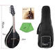 
Swan (SWAN) Western musical instrument eight-string mandolin electroacoustic mandolin guitar ethnic instrument Tibetan mandolin electroacoustic deep brown shine sabili material