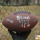Jiating American Football Match Training GST1780 NUEVA VERSIÓN DE PU PUP Partículas Touchdown de touchdown de la cintura Número 3 Guante mejorado Bola de color marrón claro 16836