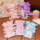 Cartoon Jade Hunde Mädchen Haarnadel Herbst und Winter Plüschbalken Seitendekoration Süßes Kinder Kulomi Haarzubehör Q683 Pink Melody 10-Stück Set