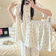 乐僖贝俫夏季甜美卡通三件套睡衣女可外穿家居服套装 761樱桃娃三件套-短长/HQ 170 M