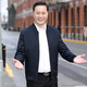 Ziweiqi middle-aged men's stand-up collar jacket thin casual top Daddy's spring and autumn jacket 9905 blue M 170 (100-120Jin [Jin equals 0.5 kg])