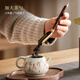 Wenbai Tea Ceremony Six Gentlemen Tea Set Accessories Tea Knife Clamp Spoon Brush Needle Kung Fu Tea Cylinder Three-piece Tea Table Cleaning Tool