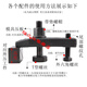 XMSJ45#钢t型螺丝/冲床/模具压板丅形螺栓m10121416182022242730 45#钢T型螺丝M30800