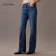 Calvin KleinJeans【凉感】25春夏新款女士美式复古ck宽松微喇牛仔裤47AB724