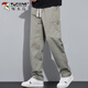 Pantalon de pic (Tucano) pour un pantalon décontracté d'été masculin pour les salopettes américaines haut de gamme pour hommes pantalons polyvalents en vrac vert clair xl
