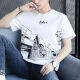 Vancl Eslite 100% reines Baumwoll-Kurzärärmel-T-Shirt für Männer 2025 Neues halbärmeliges T-Shirt Lose Trendy Summer Herren Top Z829 Gray M [Vorgeschlagen 90-115jin [Jin gleich 0,5 kg]]]