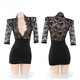 Les sous-vêtements sexy et intéressants de Zou Runan couples SM Shame Stimulant les bas noirs de la Saint-Valentin Couples de robe Hip Battle Suisse Sexy Pure Royal Suspende