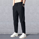 Semir spring and autumn trousers men's casual pants summer thin new trendy sports pants loose autumn style black boxer 2XL