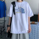 GTYUWVG【9859人收藏】纯棉男士2024夏季新款T恤韩版潮流ins港风学生 黑色T恤【GK小熊】 S