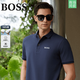 BOSS夏季棉Polo衫高档翻领短袖商务休闲男装上衣T恤 T6167实体店-绿色 M