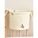 Baby cotton bedside hanging bag baby bed storage bag diaper storage children's bedside storage bag New Bear 20*21cm