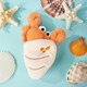 British Museum's Ocean Series Hermit Crab Scent Plush Pendant Keychain Giving Girlfriend's Birthday Gift