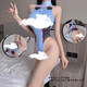 Sexy ropa interior apretada de traje sexy uniforme seductor de mujer de mujeres transparentes traje de malla de malla de mesh de coronas de una pieza medias de red 1047 talla individual