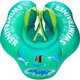 Zkhe baby ben de natation sous les bras allongés anneau bébé nage natation anti-roulement en gilet d'enfants enclos à airbag protectrice multiple [anneau de couchage des aisselles grandes / nourrissons] [L'aile de queue améliorée peut être détaché] Convient pour: 1 à 5 ans