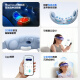 Skg Eye Massager K7 [Producto nuevo alto] Doble compresión con Hot and Cold + Air Bag + Point Massager Massager Protección de ojos y dispositivo de embellecimiento de ojos Regalo de cumpleaños para padres a amigos Padres y Ancianos