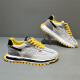 Forrest Gump Shoes Men's 2025 Spring Nuevos zapatos para hombres Versión coreana Bloqueo de color Zapatos casuales versátiles suaves SOLO zapatos deportivos transpirables EC88-695 41