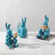 
Simple reading rabbit ornaments cartoon living room wine cabinet study room wall cabinet TV display cabinet home decoration light luxury reading rabbit