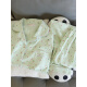 Mimanmei Sweet Strawberry Pajamas for women in spring and autumn summer pure cotton gauze long-sleeved trousers cute student wears home clothes suit 826# Black Rose#[Long Sleeve + Trousers] M [Suggest 80-100Jin[Jin equals 0.5 kg]]