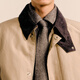 
Sketch men's clothing 2024 new winter products men's short lapel corduroy splicing jacket down jacket casual 9O0C13780 287 yellow khaki XS