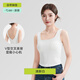 
GuJIN (GUJIN) beautiful back vest suspender for women summer wear slim slim top new large size sleeveless base shirt black L