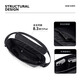 Golf (GOLF) crossbody bag men's printed shoulder bag men's business multi-layer iPad mobile phone bag water-proof commuting men's shoulder bag fog black