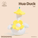 
Yimei doll flower duck duck little duck doll big white goose plush toy doll pillow to give girls birthday gift