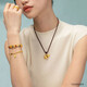 Chow Sang Sang Ancient Gold Necklace Pure Gold Heritage Gourd Pendant Rope Chain Birthday Gift 91199Z Priced at 14.5g