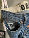 Sakura Makeup 2023 Summer Thin Denim Shorts Men's Mid-Pants Trendy Brand High-end Stretch Retro Trendy Korean Slim Clipper Pants 9902 28 80-95Jin[Jin equals 0.5 kg]