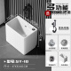 
Nordic bathroom mop pool household balcony bathroom mop pool square mop pool floor-standing size tank pool SY-1047 long smart glass glaze single pool set smart glass glaze
