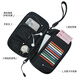 MPPMCKREEYEE Multifunktional Kartenpaket Passport Klapppartition Aufbewahrung Tragbares Brieftaschen wasserdichtes Kowloona Zertifikat Pack Elegantes schwarzes Kowloona Modell