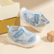 
Tombeck baby sandals for boys and girls summer toddler shoes 1-3 years old baby sandals soft-soled baby shoes Ocean Blue 18#