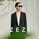 ZEZI Raindrop Suit Imported NIKKE100 Wool Suit Suit Women's Casual Suit Business Commuting Professional Wear Spring and Summer Raindrop Suit Twilight Blue L (110-120Jin Jin equals 0.5 kg)