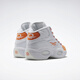 Reebok男女QUESTION MID橙脚趾复古拼色运动实战训练篮球鞋 HR1049(LSF01)-1 36