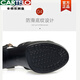 卡帝乐鳄鱼（CARTELO）法式高跟凉鞋女2025夏季新款时尚一字带中空凉鞋粗跟真皮鱼嘴凉鞋 米色 跟高 8cm 34