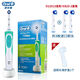Oral-B dental rinser electric toothbrush rechargeable rotating adult model D12D100 round head rotating sonic d12 green + 3 original heads